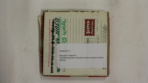 Thumbnail for WUOM Broadcast of Symphony Band recorded by Radio Moscow [Part 1]