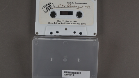 Thumbnail for Backyard Eco Conference 91; Peter Montague Tape 1 of 2 [Side 2]