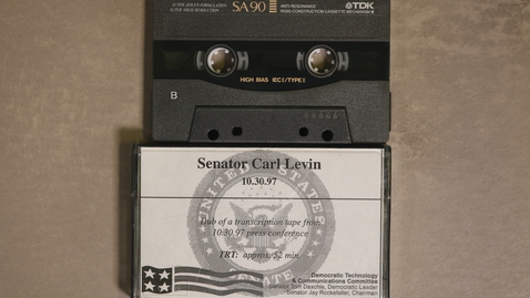 Thumbnail for Press Conference Dub. Democratic Technology and Communications Committee [Side 1]