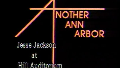 Thumbnail for entry Jesse Jackson at Hill Auditorium