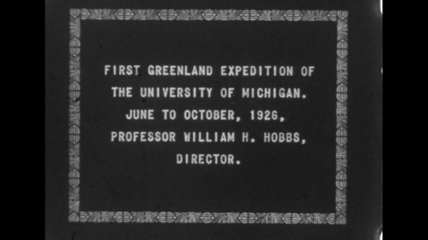 Thumbnail for Ralph Belknap 1926 Expedition to Greenland