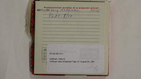 Thumbnail for Hoffman radio broadcast [Part 1]
