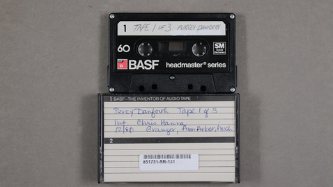 Thumbnail for Danforth, Percy Tape 1 [Side 2]