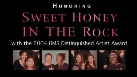 Thumbnail for Motion Pictures (Film, Videotape, and Digital Video Recordings) &gt; Digital Video Recordings &gt; Sweet Honey in the Rock, May 15, 2004