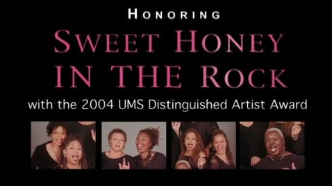 Thumbnail for entry Motion Pictures (Film, Videotape, and Digital Video Recordings) &gt; Digital Video Recordings &gt; Sweet Honey in the Rock, May 15, 2004