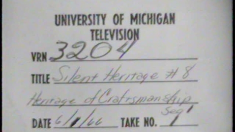 Thumbnail for Silent Heritage: The American Indian [Part 8]: Heritage of Craftsmanship