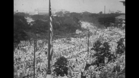 Thumbnail for &quot;Inauguration of President Manuel Quezon&quot; [Reel 1] [3]