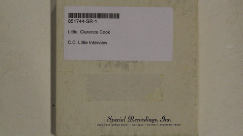 Thumbnail for C.C. Little Interview
