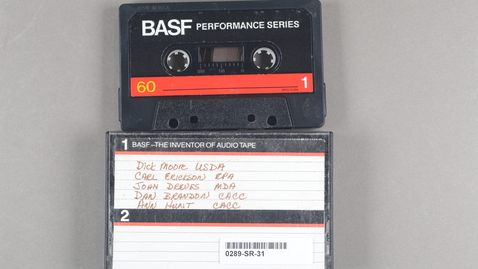 Thumbnail for Meeting with MDA, USDA, EPA; Vestaburg, MI; Tape 1 [Side 2]