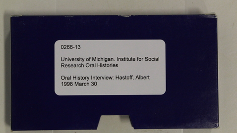 Thumbnail for Oral History Interview: Hastoff, Albert