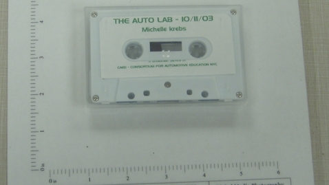 Thumbnail for entry The Auto Lab - A Broadcast Service of CAED - Consortium for Automotive Education NYC [Side 1; no Side 2]