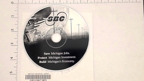 Thumbnail for entry Legal Division &gt; Kelly Keenan: Legal Counsel, 2003-2008 &gt; Labor and Economic Growth &gt; Public Service Commission &gt; SBC Communications, Inc. (SBC) &gt; 2004 &gt; Save Michigan Jobs. Protect Michigan Investment. Build Michigan’s Economy.