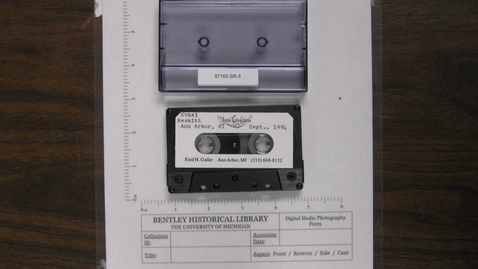 Thumbnail for Oral History of Ethel Nesbitt, Interviewed by Enid H. Galler [Side 1; no Side 2]