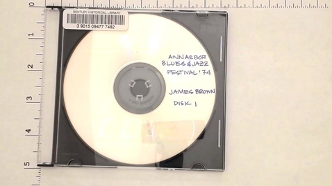 Thumbnail for Sound Recordings &gt; Digital Audio Recordings &gt; Ann Arbor Blues and Jazz Festival, 1974 &gt; Disc 1 of 2