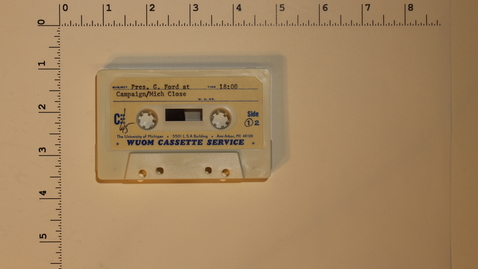 Thumbnail for Gerald Ford, Campaign for Michigan, Close, 18:00 [Side 1 - No Side 2]