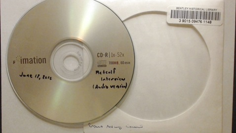 Thumbnail for Personal Material - Interview, 2010