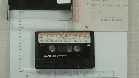 Thumbnail for Historica Critica; Myron E. Wegman; John G. Sears [Side 1]