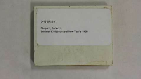 Thumbnail for [Letter from Robert Shepard:] Between Christmas and New Year's 1968 [Part 1]