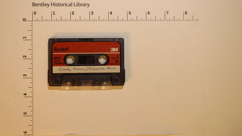 Thumbnail for Recording of &quot;Crosby Memoir&quot; aired on Research News [Side 1 - No Side 2]