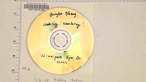 Thumbnail for Audio recordings &gt; Digital Audio Recordings &gt; Recordings of Bright Sheng's Music &gt; Disc 20 of 28