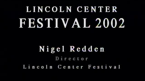 Thumbnail for Moving Images &gt; Digital Video Recordings &gt; Performances &gt; The Silver River, 2002
