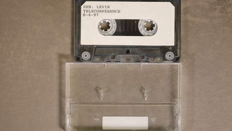 Thumbnail for Sen. Levin: Teleconference. Radio Tour - North Country Trail, Arcadia [Side 1 - No Side 2]