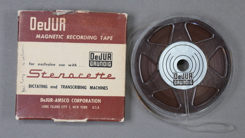 Thumbnail for Stenorette recordings of interview with Prentiss M. Brown Tape 3 [Side 1 - No Side 2]