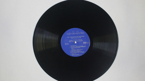 Thumbnail for Europe 1978 - University of Michigan Men's Glee Club [Side 1]