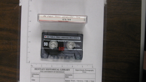 Thumbnail for Michigan Public Radio Interview, Patricia S. Whitesell [Side 2]