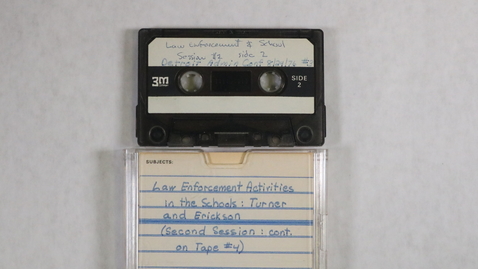 Thumbnail for Detroit Administrative Conference #3 - Law Enforcement Activities in the Schools, Tape 3 [Side 1]