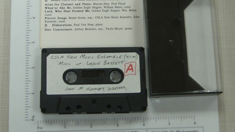 Thumbnail for Leslie Bassett's Music at California State University; Los Angeles [Side 2]