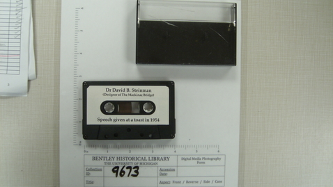 Thumbnail for Dr. David B. Steinman (Designer of the Mackinac Bridge) [Side 1; no Side 2]