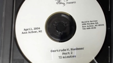 Thumbnail for Center for the History of Medicine - Gertrude V. Huebner, 2004 April - Part 2
