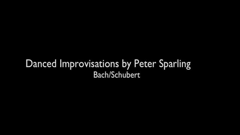 Thumbnail for entry Performance, Audition, and Rehearsal Videos &gt; Danced Improvisations to Bach and Schubert University of Michigan Duderstadt Center, March 2, 2005