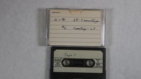 Thumbnail for PFASD Orientation, Tape 3 [Side 1]