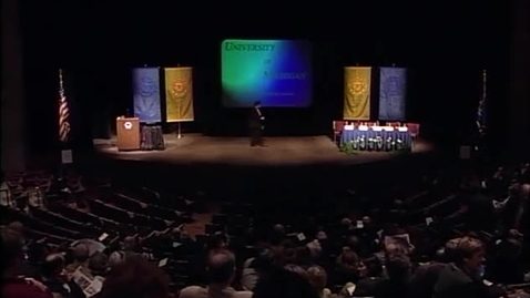 Thumbnail for Mary Sue Coleman, 2003 &gt; Inauguration Academic Symposium: For a University of the World, March 27, 2003 &gt; Digital Video Recording