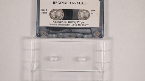 Thumbnail for entry Reginald Ayala interview, tape 1 [Side 2]