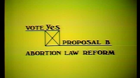 Thumbnail for entry WJBK (Detroit News Station). Supporting a Yes Vote on Proposal B