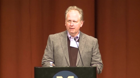 Thumbnail for Audiovisual &gt; Winter 2017 &gt; Weinberg Institute for Cognitive Science (College of Literature, Science, and the Arts) &gt; Marshall M. Weinberg Symposium: The Architecture and Evolution of the Human Language Capacity &gt; Lecture on the Galilean Challenge, Apr...