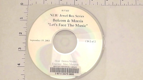 Thumbnail for entry Sound recordings, 1958, 1962-1968, 1971-2009 (scattered), undated &gt; Digital Recordings, circa 1982-2009 (scattered) &gt; Northeastern Illinois University Jewel Box Series, Let's Face the Music, September 19, 2003 &gt; Disc 2 of 2