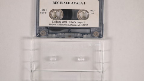 Thumbnail for entry Reginald Ayala interview, tape 1 [Side 1]