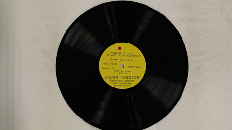 Thumbnail for Washington Reports on Rationing, Guest: Colonel Paul Logan, disc 1: [Side 2]