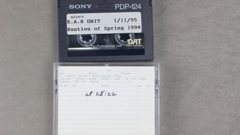 Thumbnail for Rustles of Spring, 1994 for flute, alto saxophone, violin, violoncello, pianoforte -- [60/54] [Side 1 - No Side 2]
