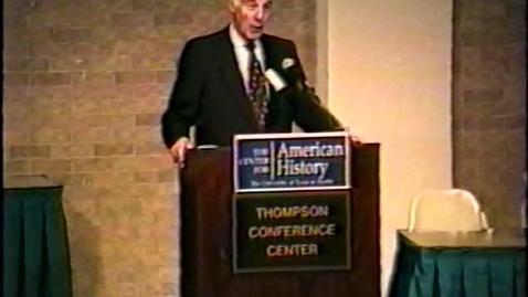 Thumbnail for Audio/Visual Materials &gt; Digital Materials &gt; John F. Faulk Conference, April 17, 1997 &gt; Disc 2 of 2