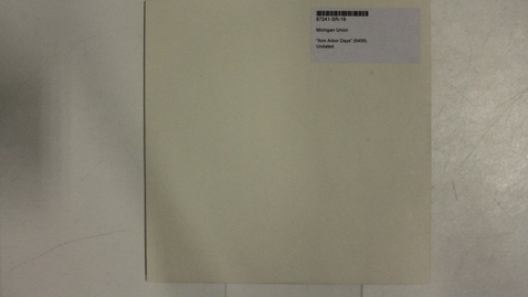 Thumbnail for &quot;Ann Arbor Days&quot; (6456) [Side 1 - No Side 2]