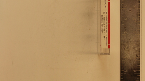 Thumbnail for The Smithsonian Institution Lecture-&quot;Organic Core of the Modern Movement&quot; [Side 1]