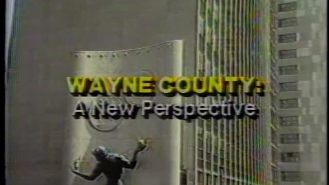 Thumbnail for entry Wayne County: A New Perspective - Juvenile Crime