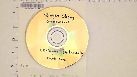 Thumbnail for Audio recordings &gt; Digital Audio Recordings &gt; Recordings of Bright Sheng's Music &gt; Disc 27 of 28