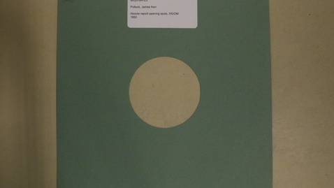 Thumbnail for Hoover report opening spots, WUOM [Side 1 - No Side 2]