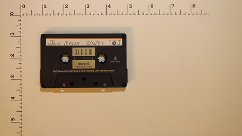 Thumbnail for John Mayer interview about the history of GTN, 1997 Tape 1 [Side 2]